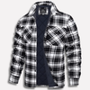 コットンチェックフランネルランバージャックシャツ