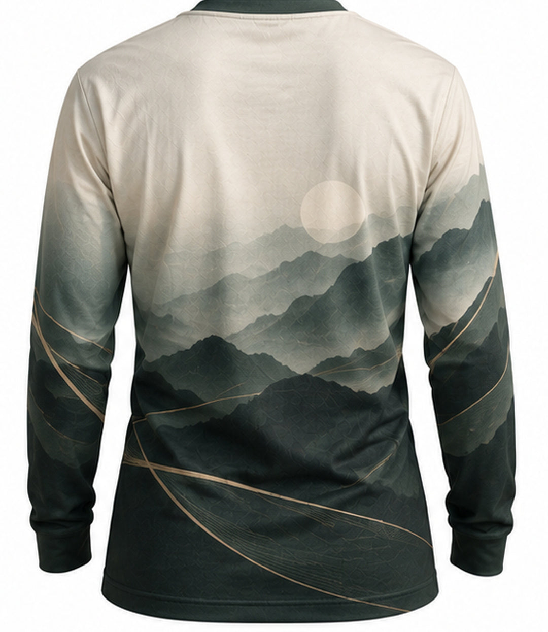 HAIKUTOKYO メンズ 長袖グラフィックTシャツ - グリーン