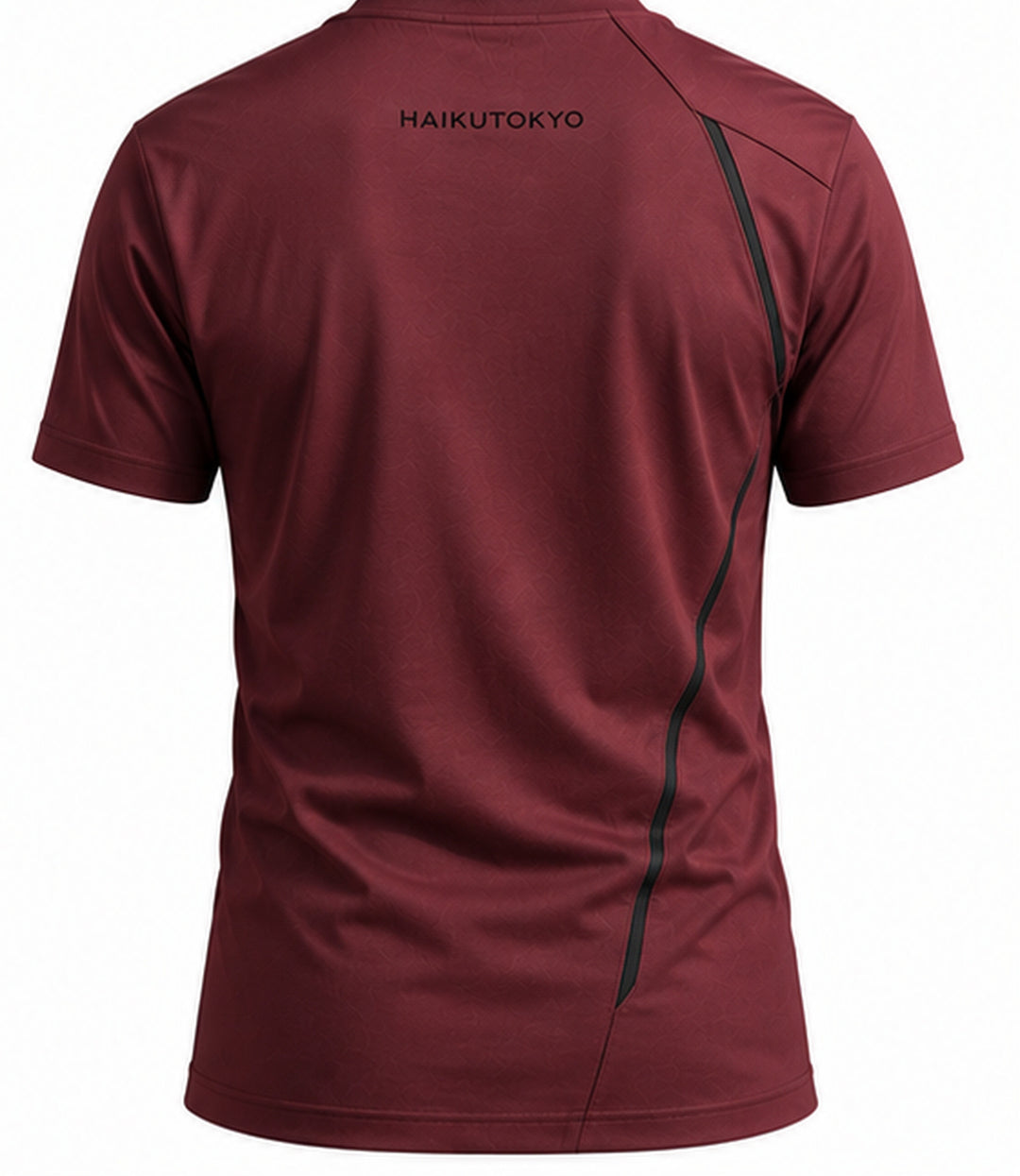 HAIKUTOKYO メンズ スリムフィットTシャツ - バーガンディ