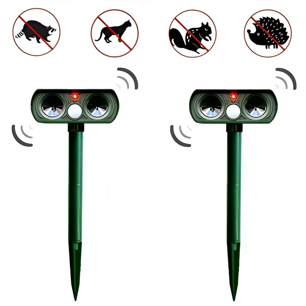 赤外線ソーラー駆動動物害虫撃退器