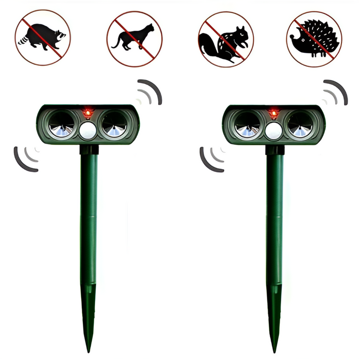 赤外線ソーラー駆動動物害虫撃退器