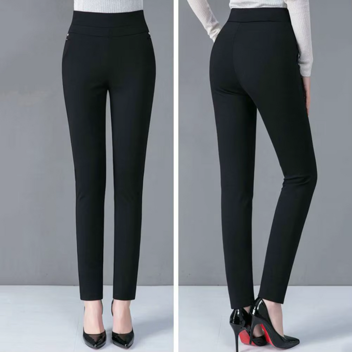 女性用ストレッチハイウエストパンツ
