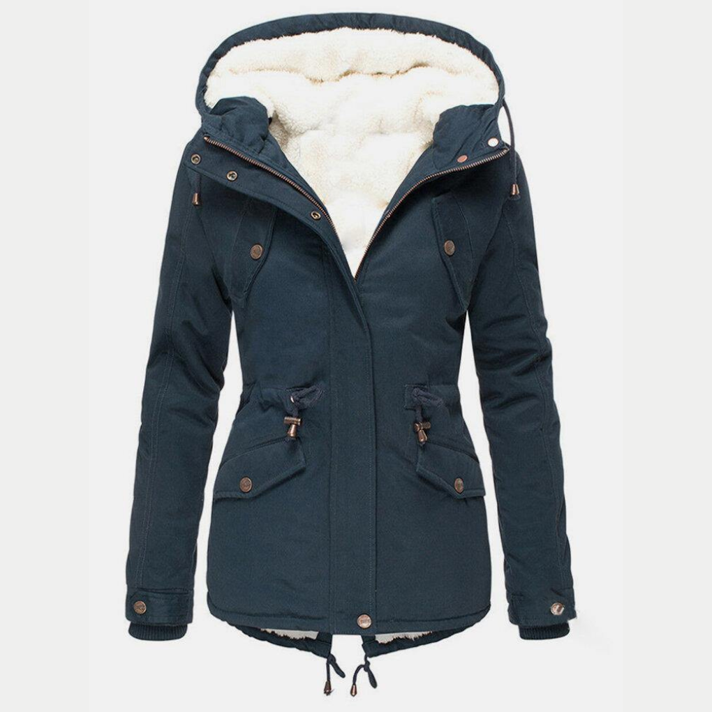 女性用水をはじく冬のジャケット