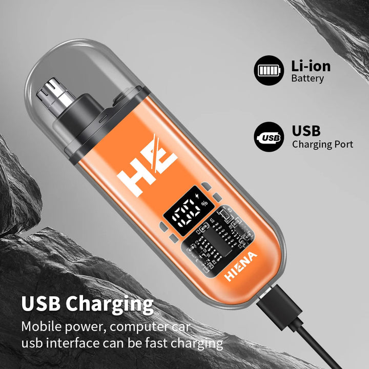 コンパクトUSB充電式鼻トリマー
