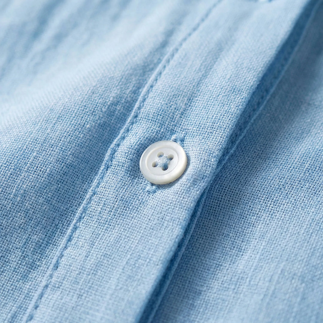 Belvara - Long Button-Down Blouse For Women