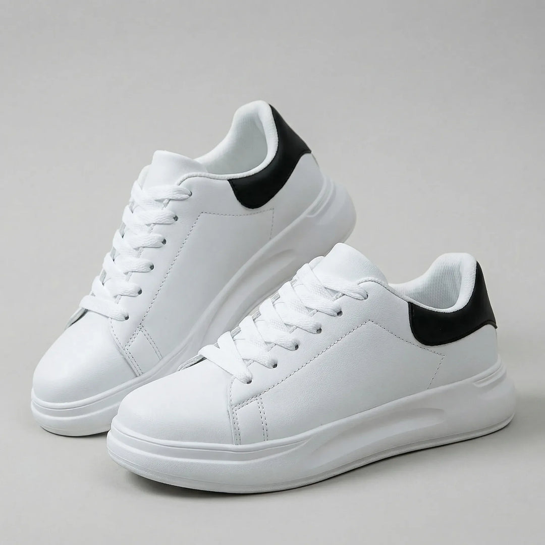 Blancova - Minimalist Low-Top Platform Sneaker