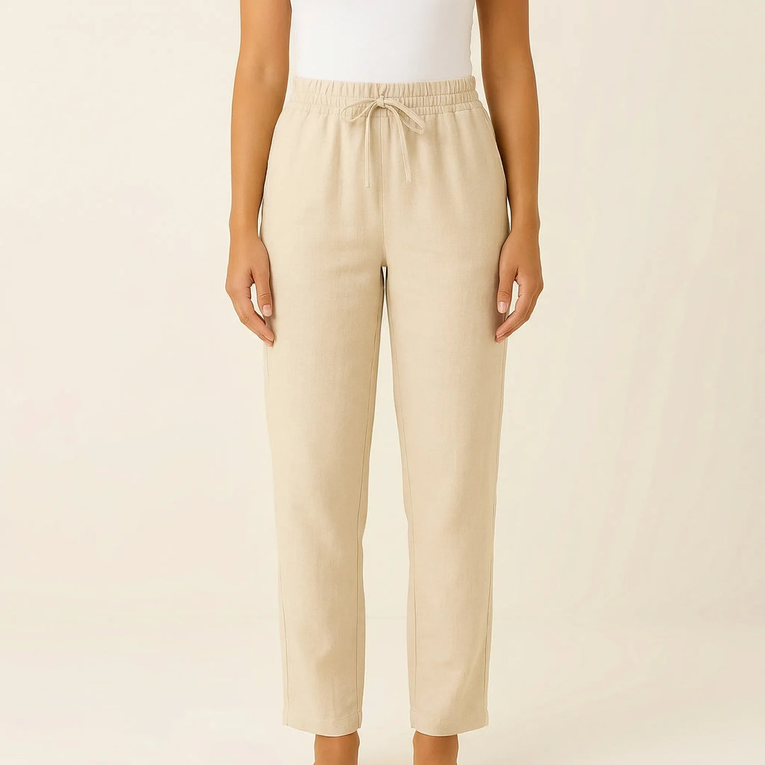 Brezola - Relaxed Straight-Leg Women's Trousers