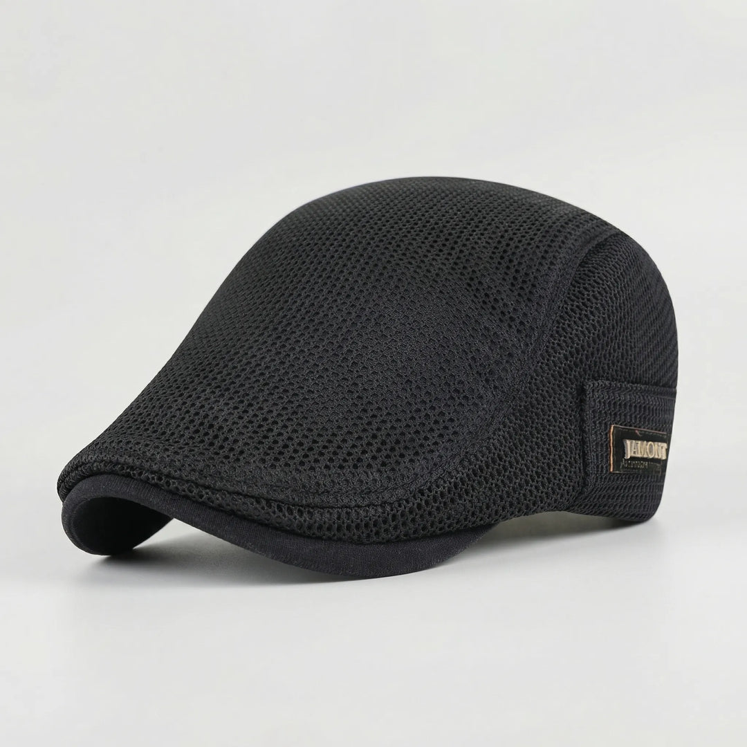 Brimow - Breathable Mesh Flat Cap For Men