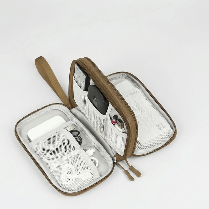 Cablivo - Double-Layer Travel Cable Organizer Pouch