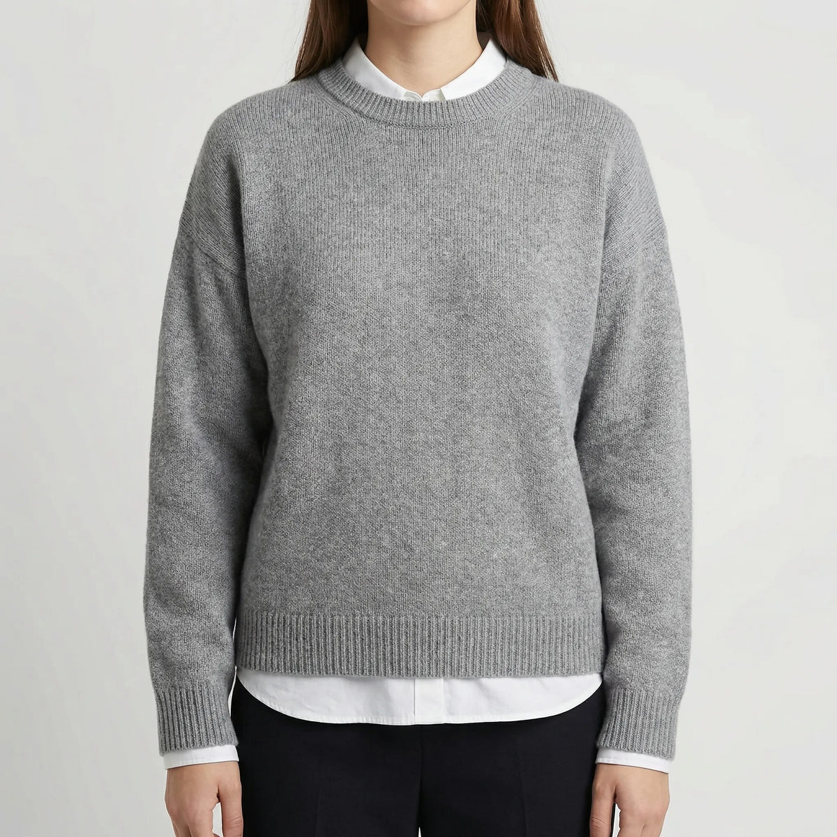 Calmette - Crew Neck Long-Sleeve Sweater