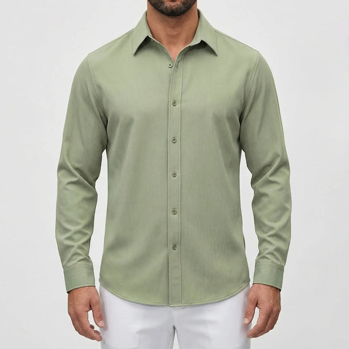 Calvrex - Long Sleeve Casual Button-Down Shirt