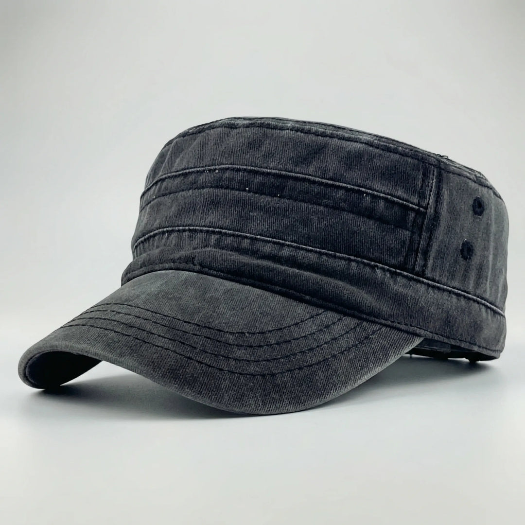 Campayne - Vintage Military Flat-Top Cap