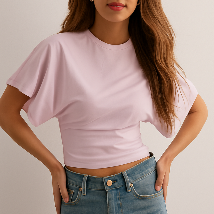 クラシックラウンドネックサマーTシャツ（女性用）