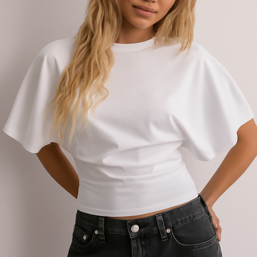 クラシックラウンドネックサマーTシャツ（女性用）