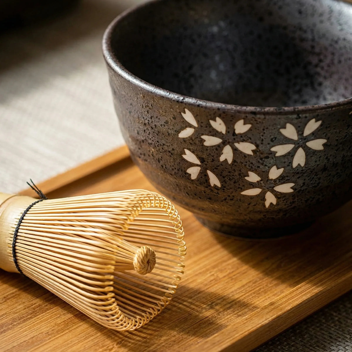 伝統的な日本の抹茶道具ギフトセット