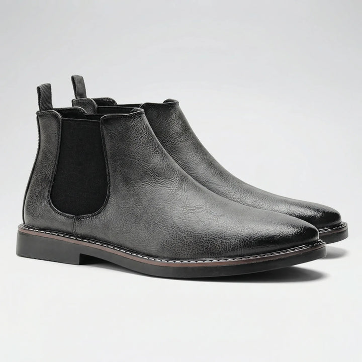 Chelvrox - Slip-On Ankle Chelsea Boot For Men
