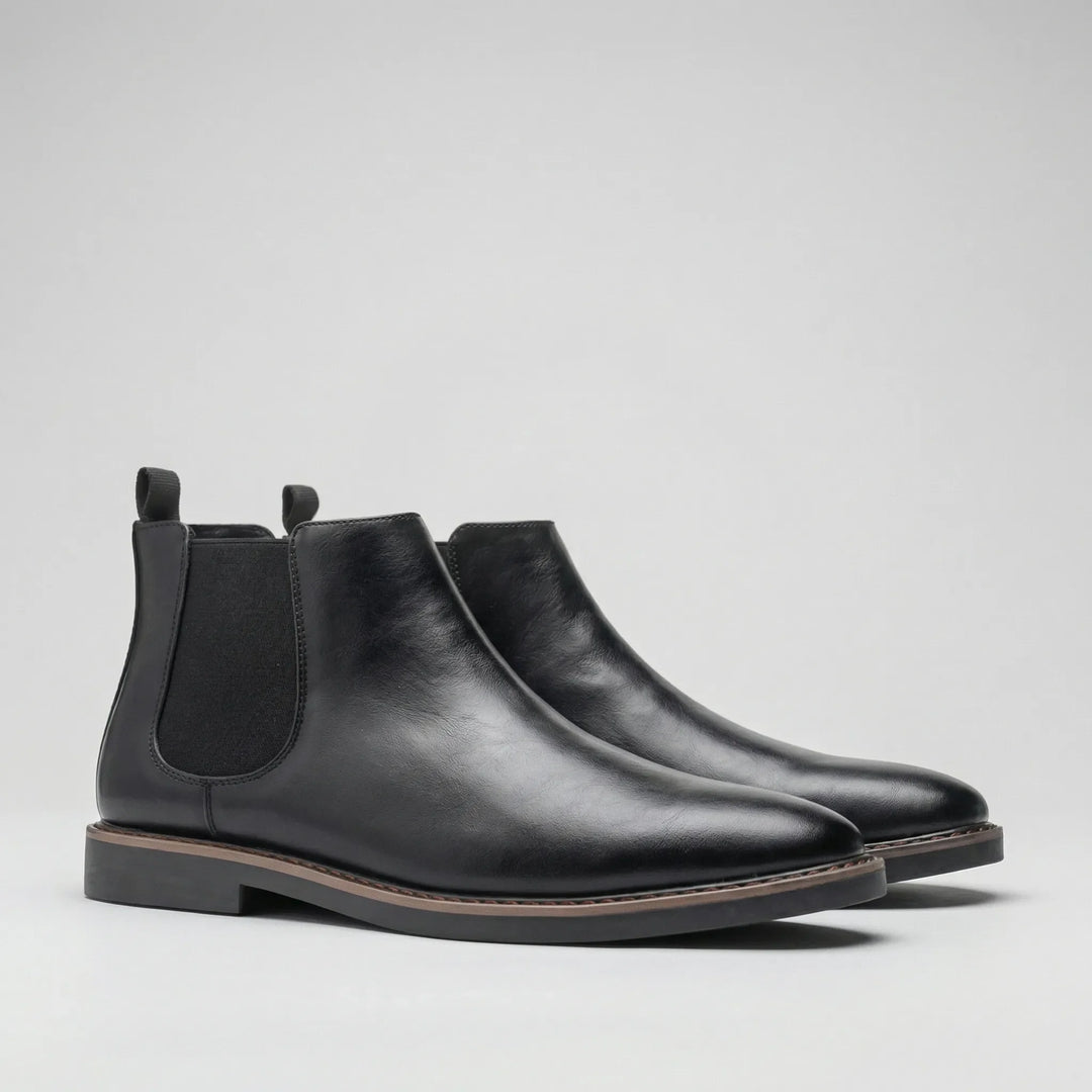 Chelvrox - Slip-On Ankle Chelsea Boot For Men