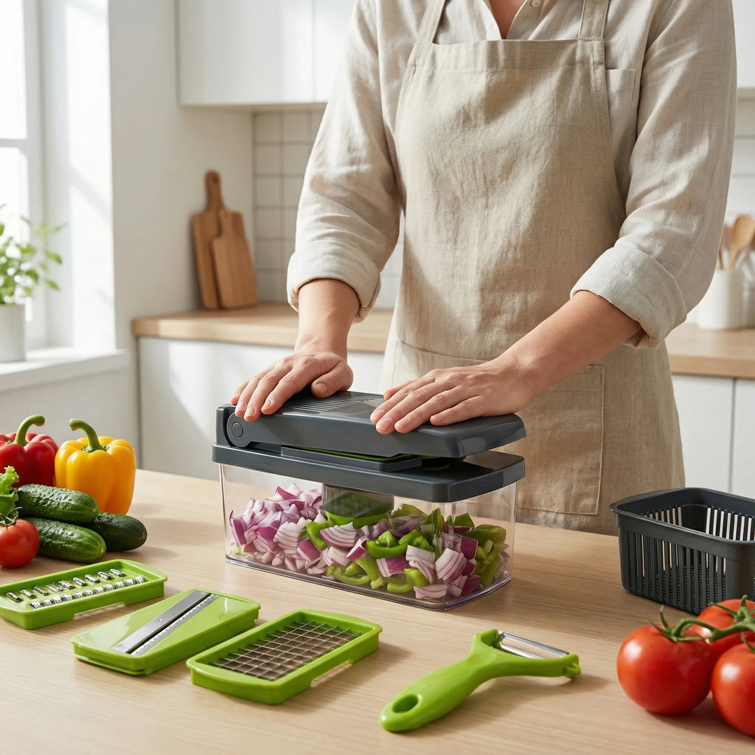 Chopprix - Multi-Function Vegetable Chopper With Container