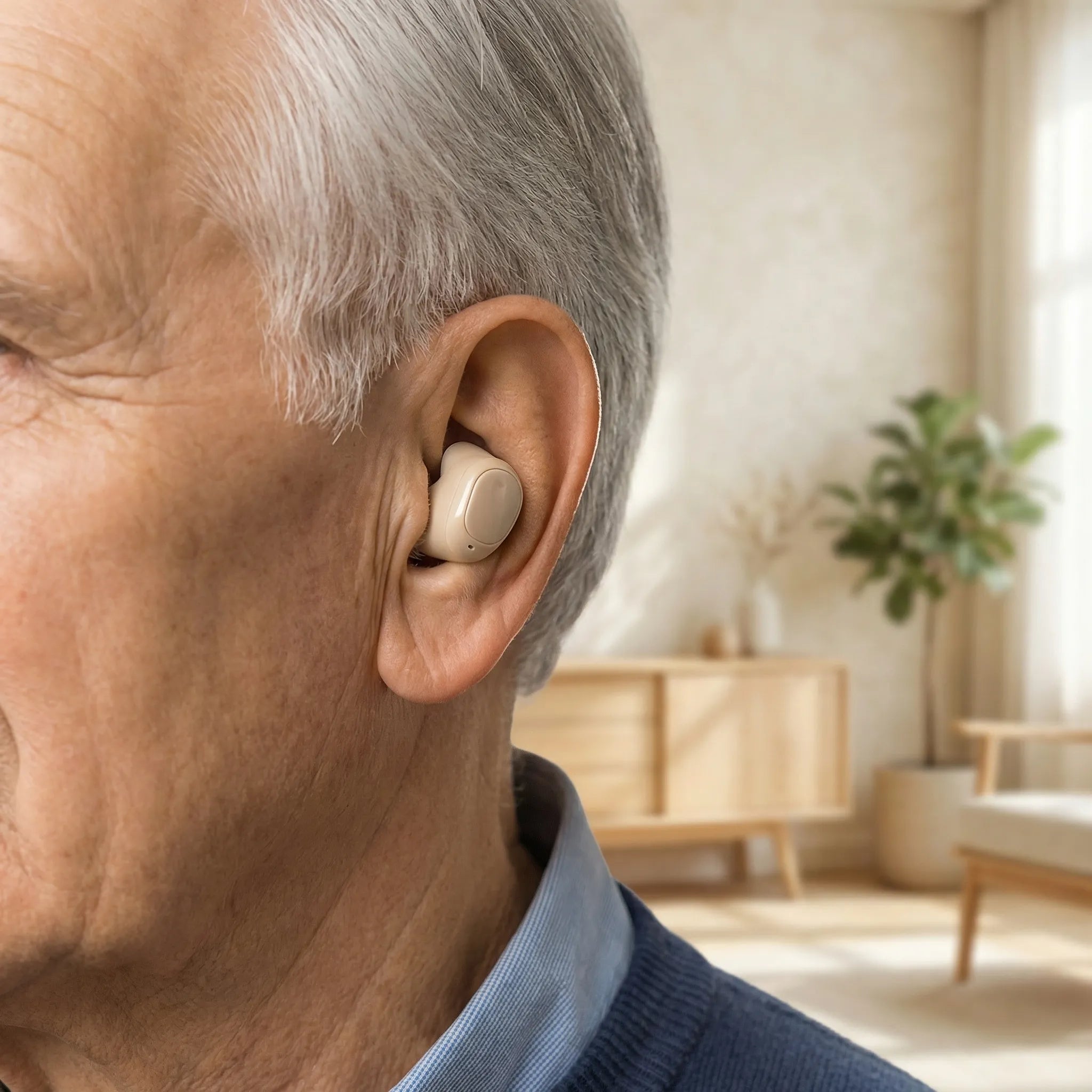 In-Ear Hearing Aid - Invisible Fit - Rechargeable - For Men – Haikutokyo