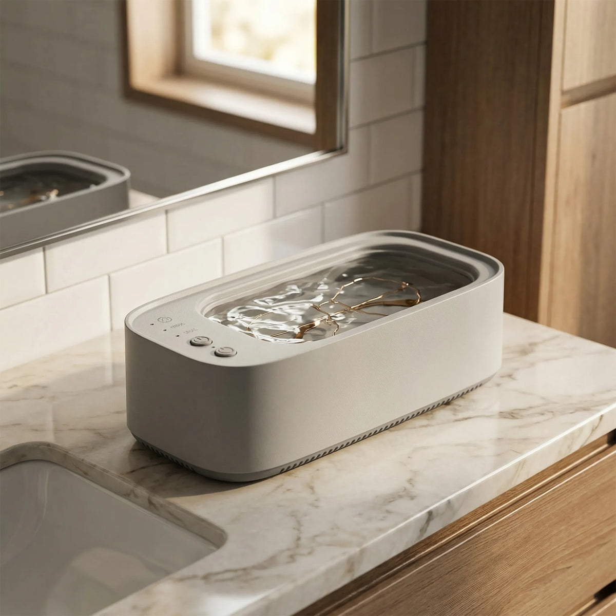 Clarionix - Compact Countertop Ultrasonic Cleaner