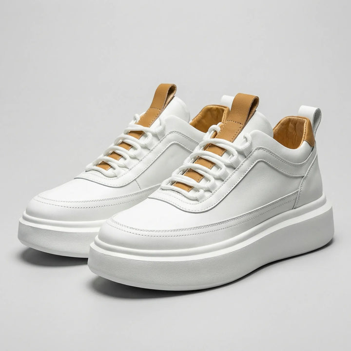 Clarven - Minimalist Low-Top Lace-Up Sneaker
