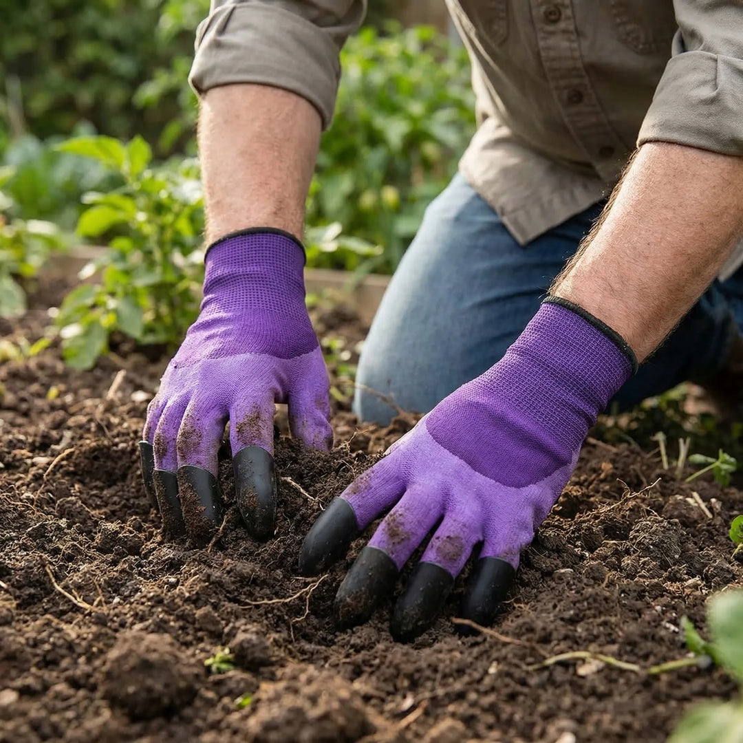 Clawvex - Gardening Gloves With Built-In Claws