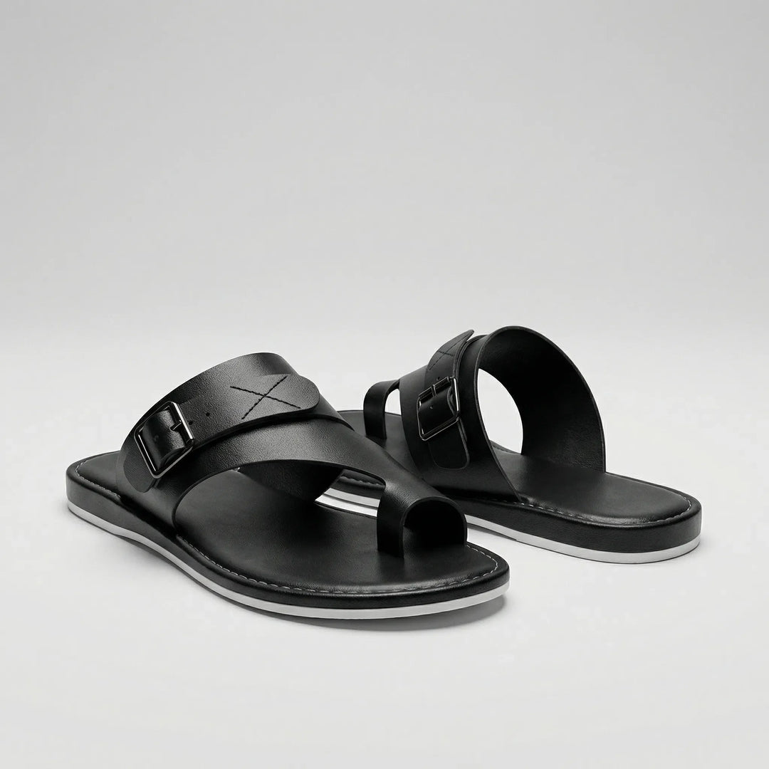 Coastelle - Open-Toe Slip-On Sandal With Buckle
