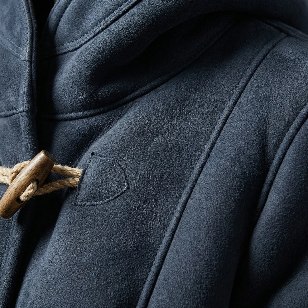 Colvara - Hooded Toggle-Closure Mid-Length Coat