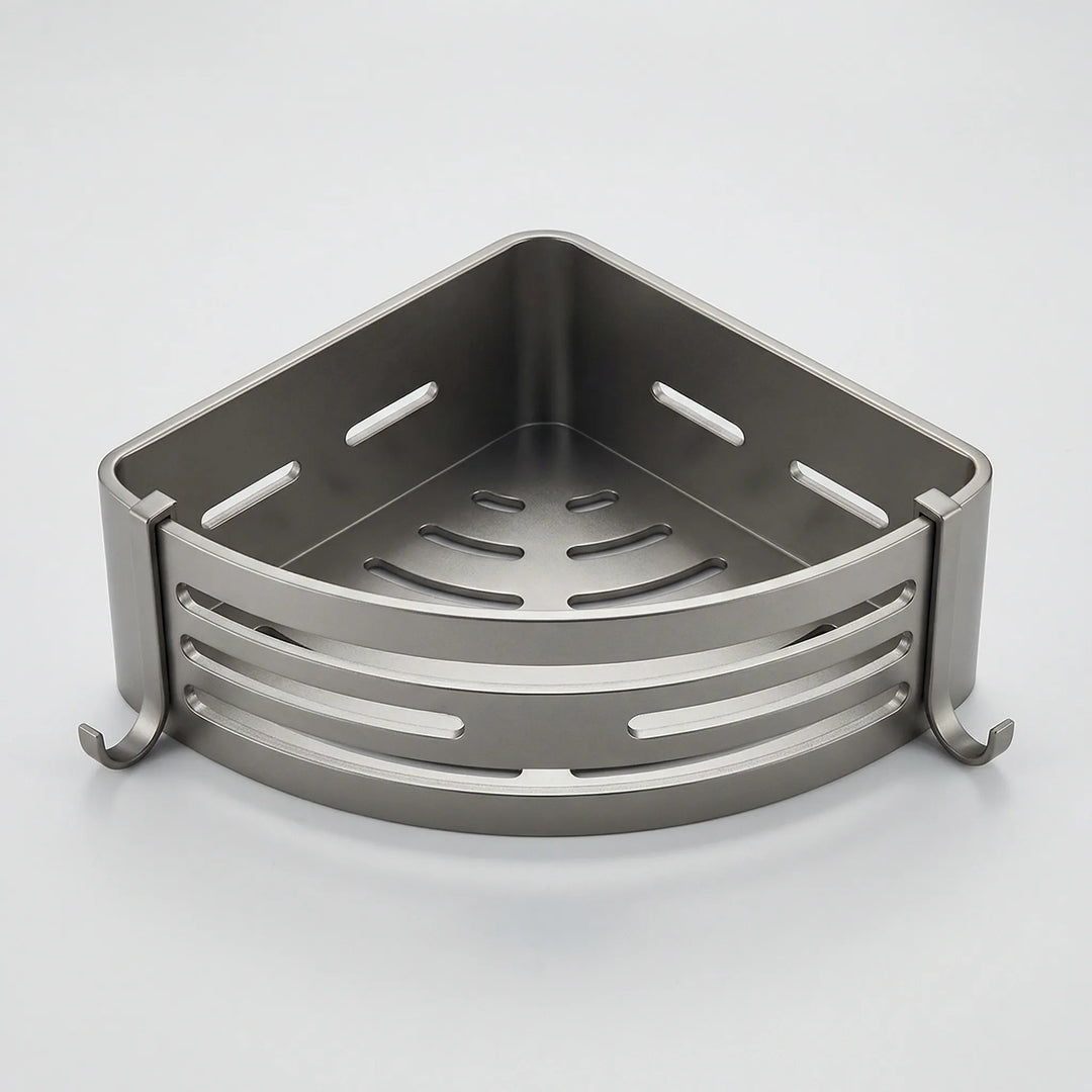 Cornova - 2-Tier Adhesive Corner Shelf Caddy