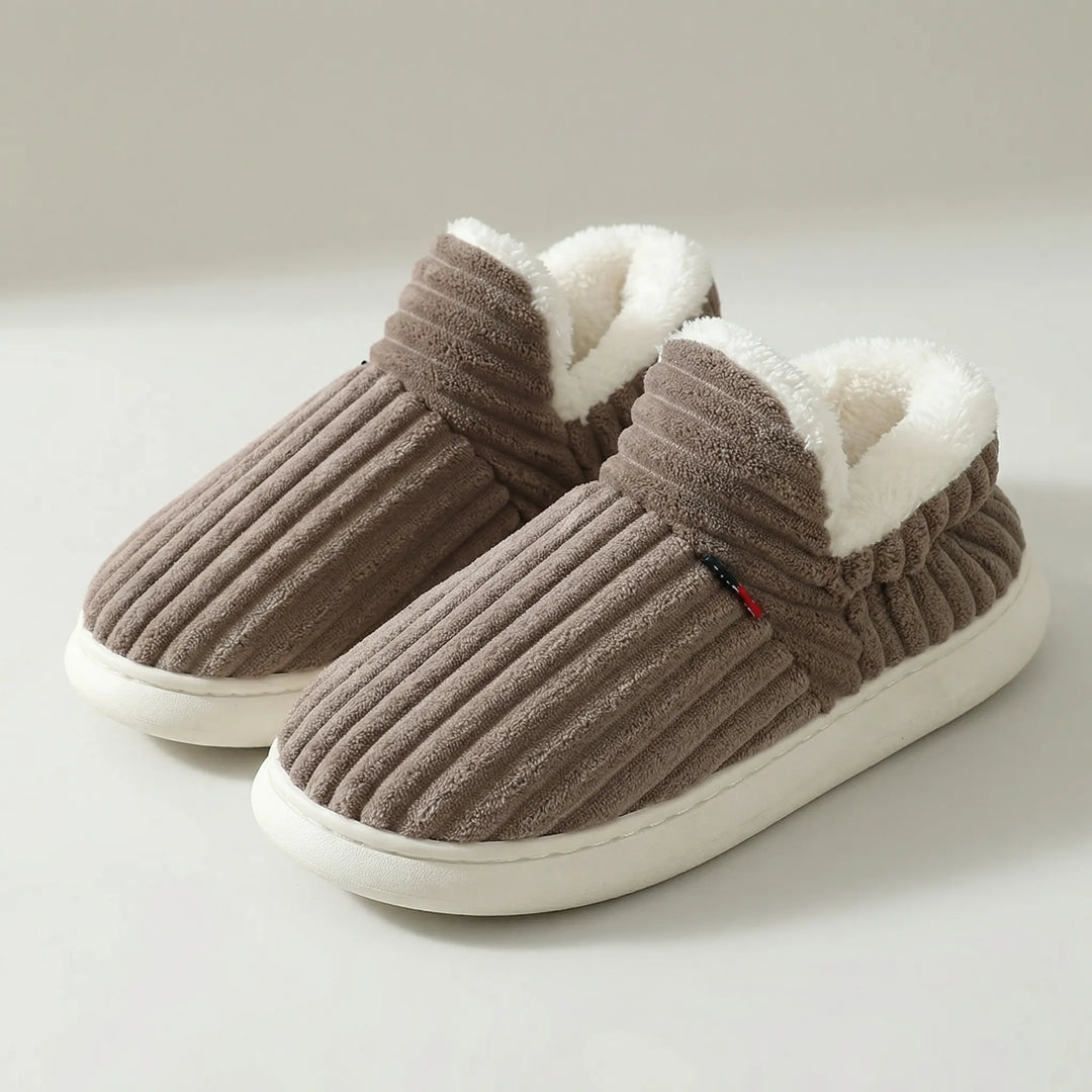 Cozirel - Ribbed Slip-On Indoor Slipper