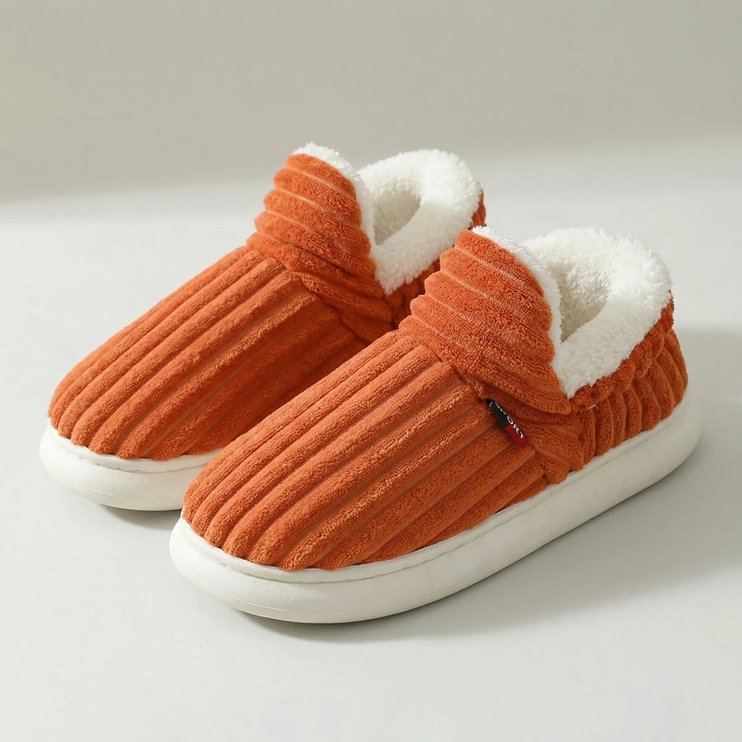 Cozirel - Ribbed Slip-On Indoor Slipper