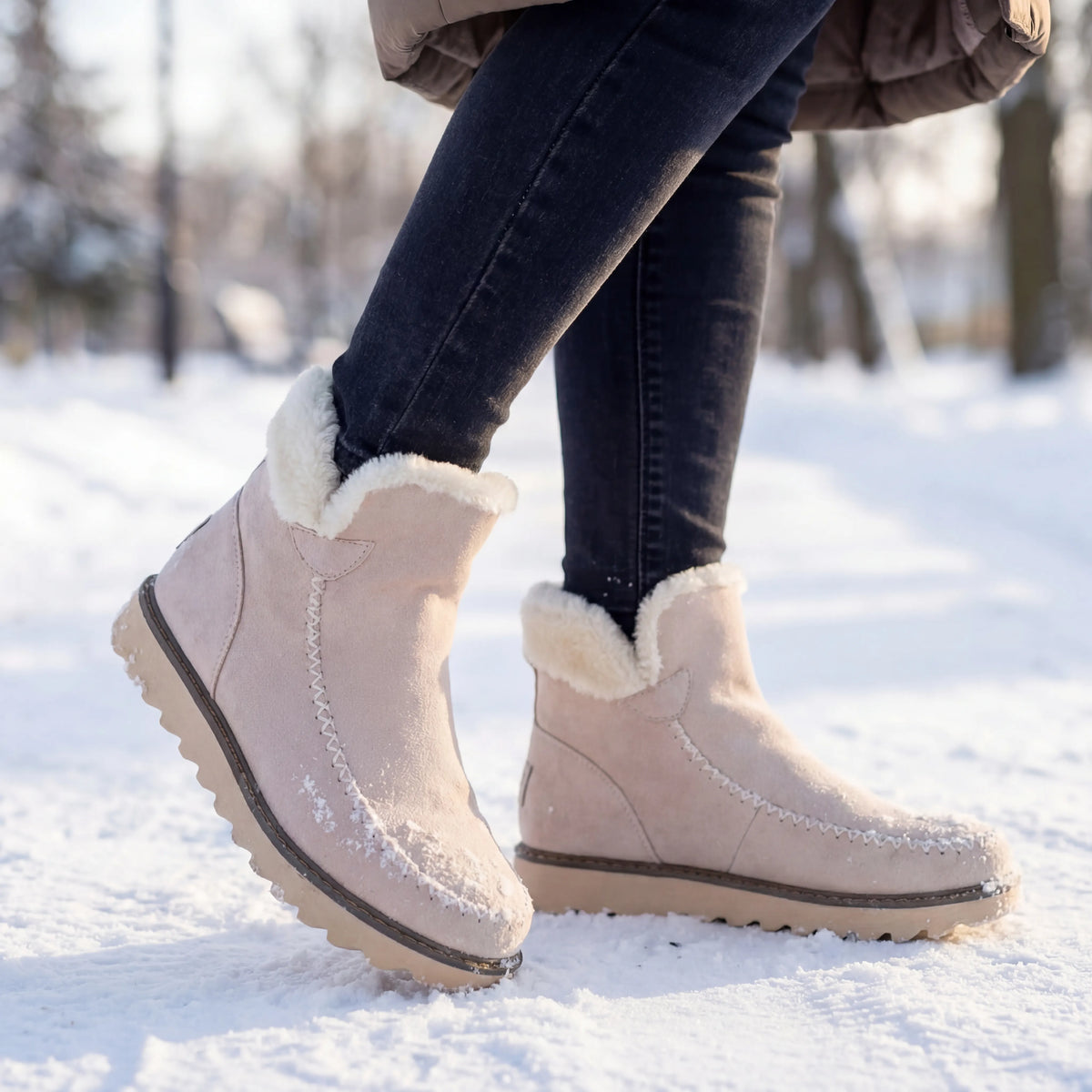 Cozynelle - Slip-On Insulated Ankle Boot