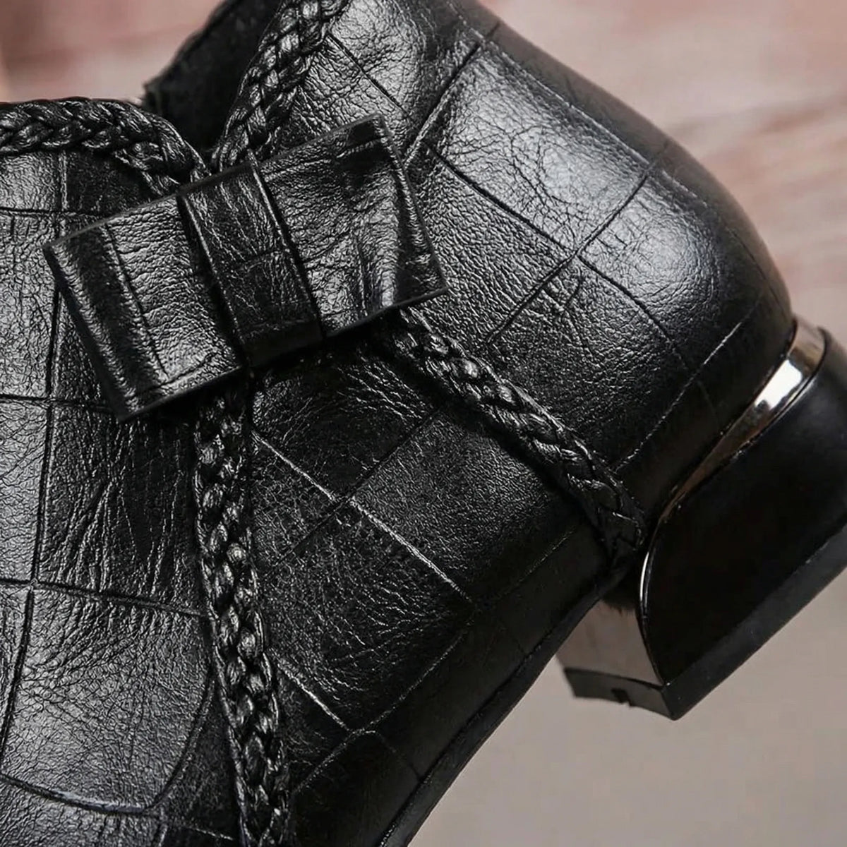 Crestona - Low Block Heel Ankle Boot