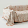 テクスチャーのあるスロータイプのソファカバー