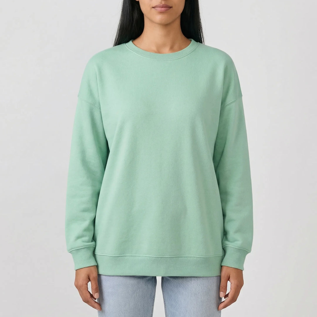 Crewlix - Relaxed Fit Crew Neck Sweatshirt