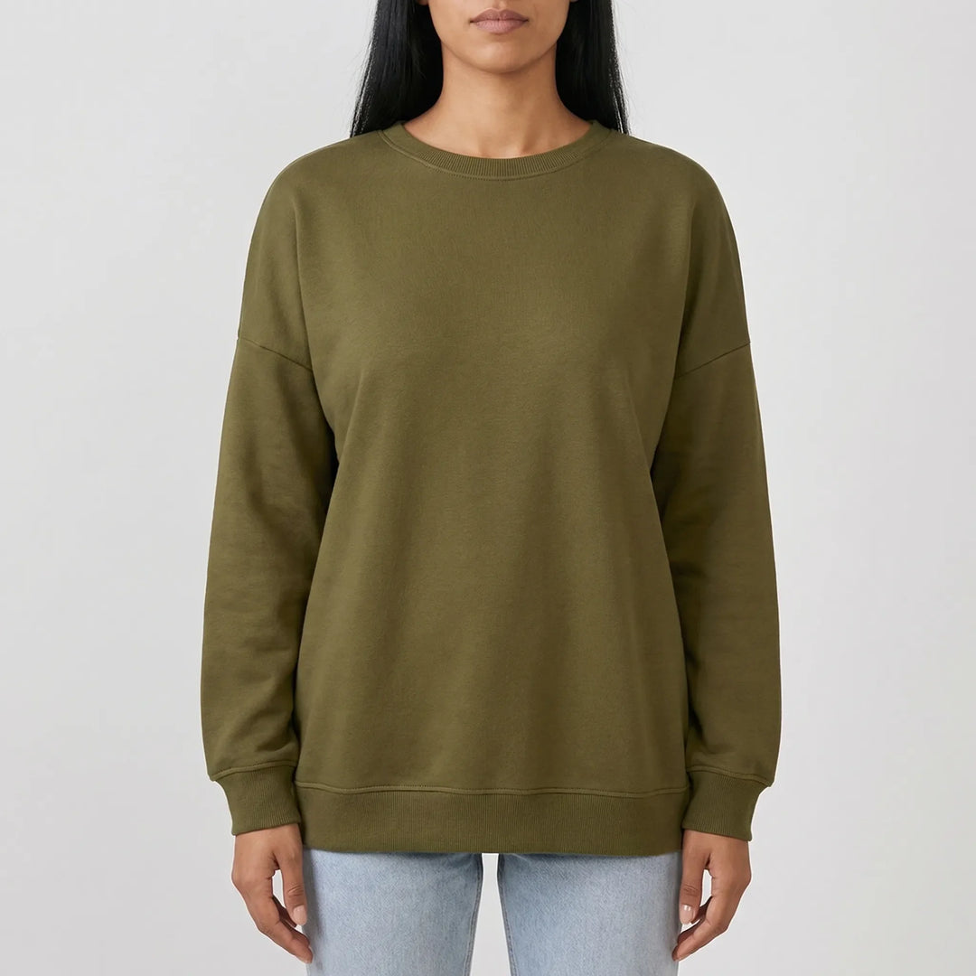 Crewlix - Relaxed Fit Crew Neck Sweatshirt