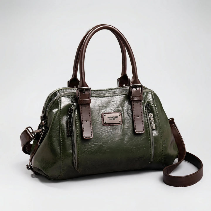 Crostova - Structured Boston-Style Top Handle Bag
