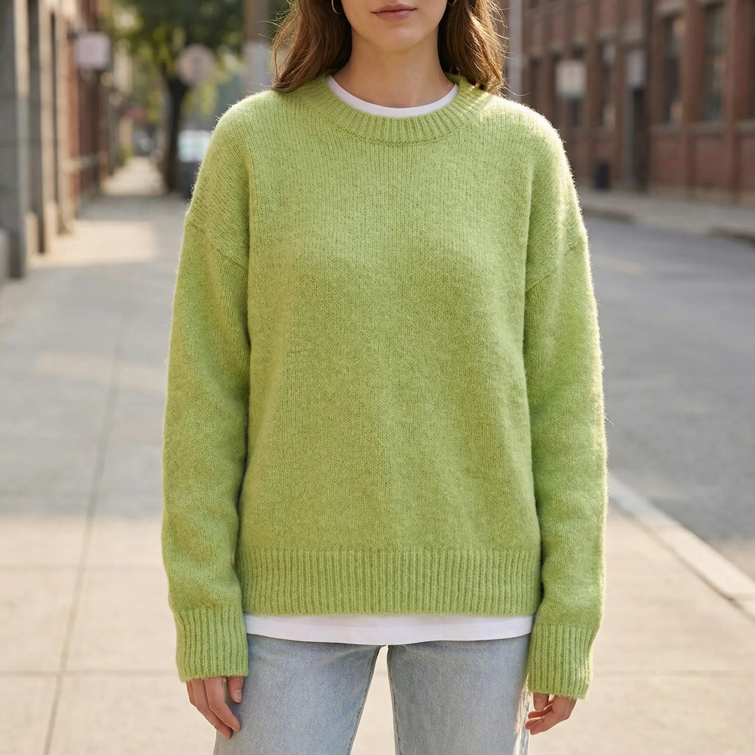 Driftknit - Oversized Crew Neck Pullover Sweater