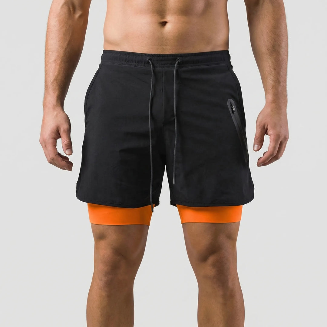 Dualstride - 2-In-1 Compression Training Shorts