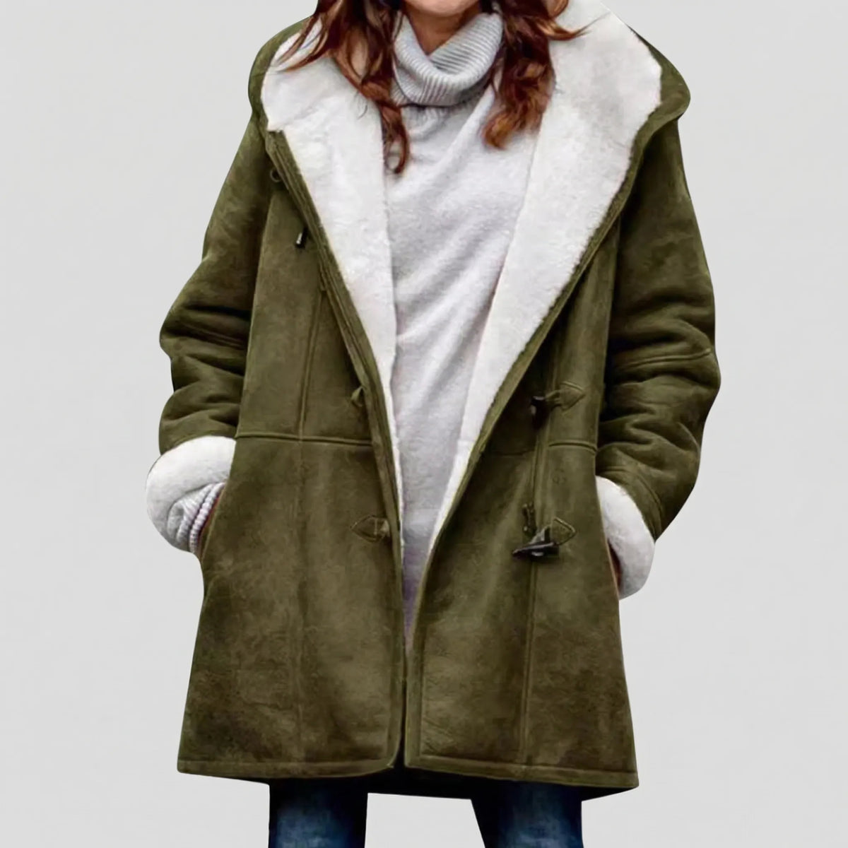Duffelux - Hooded Toggle-Closure Duffle Coat