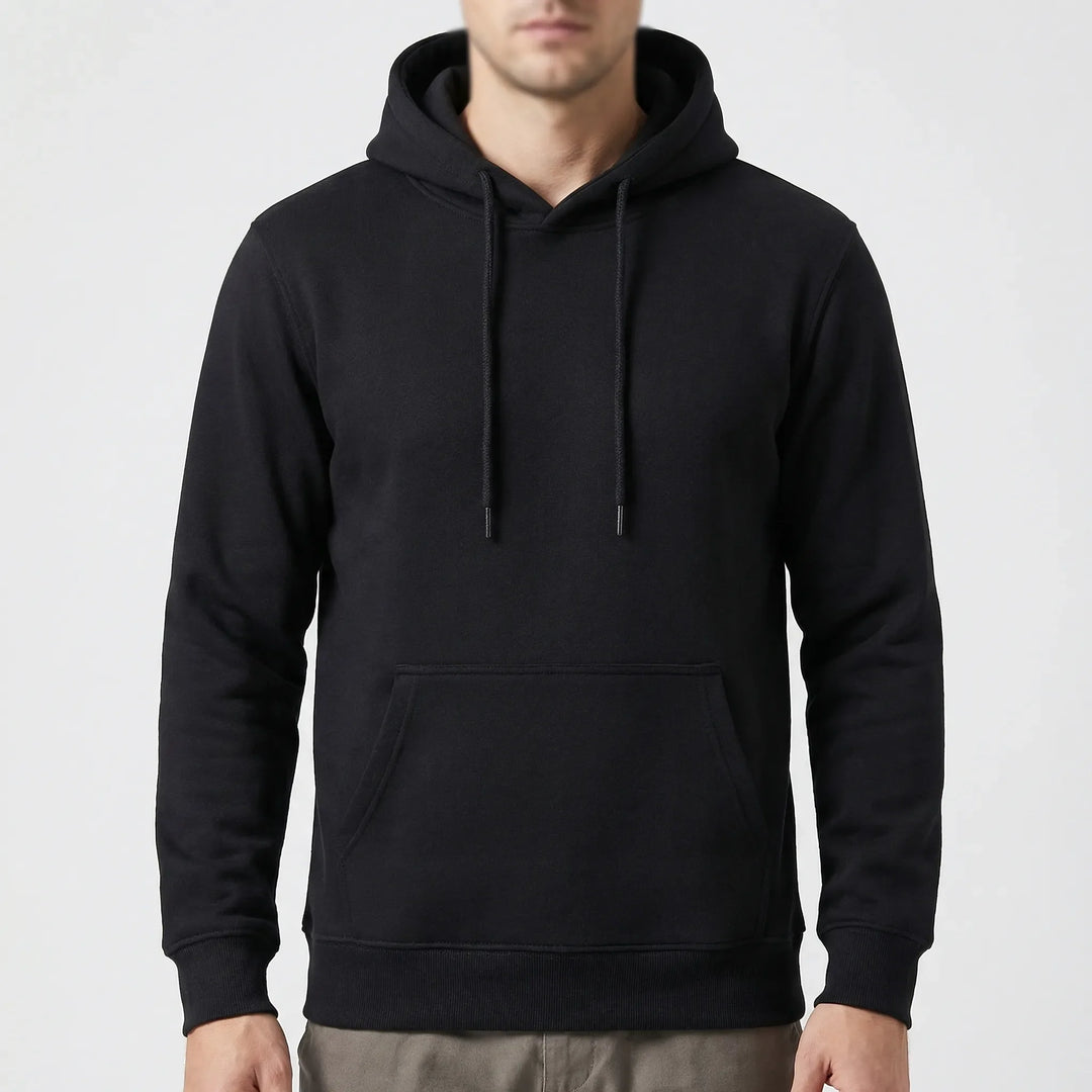 Fleexton - Fleece-Lined Pullover Hoodie For Men