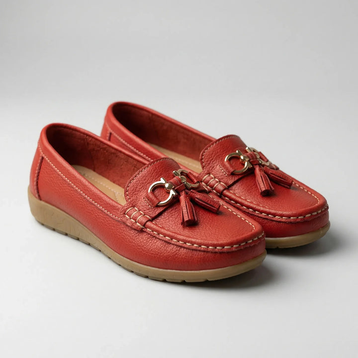 Fleurette - Slip-On Flat Loafer With Tassel Detail
