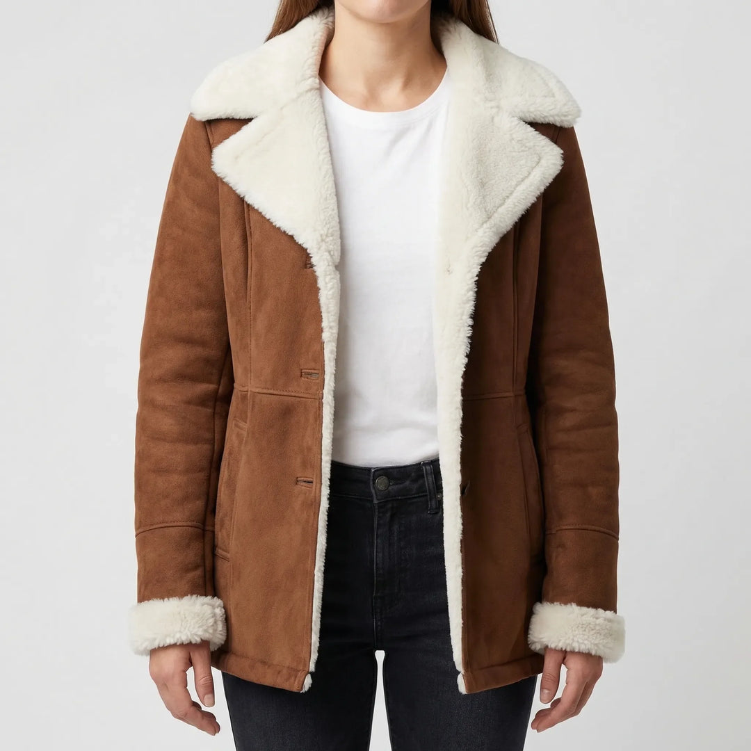Fleurova - Fleece-Lined Women's Winter Jacket