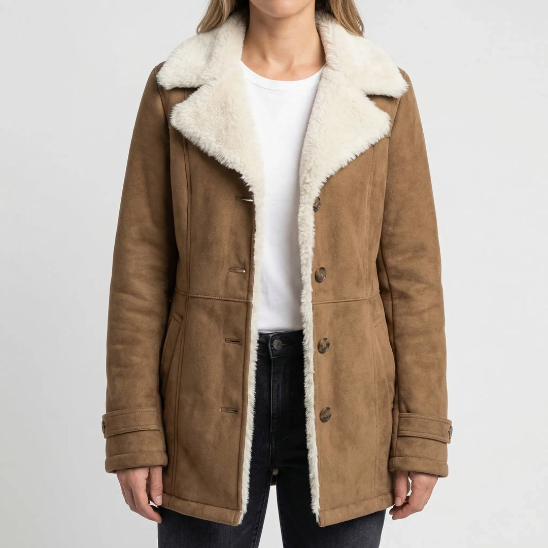 Fleurova - Fleece-Lined Women's Winter Jacket