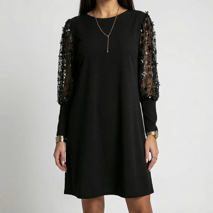 Florenza - Floral Lace Sleeve Mini Dress