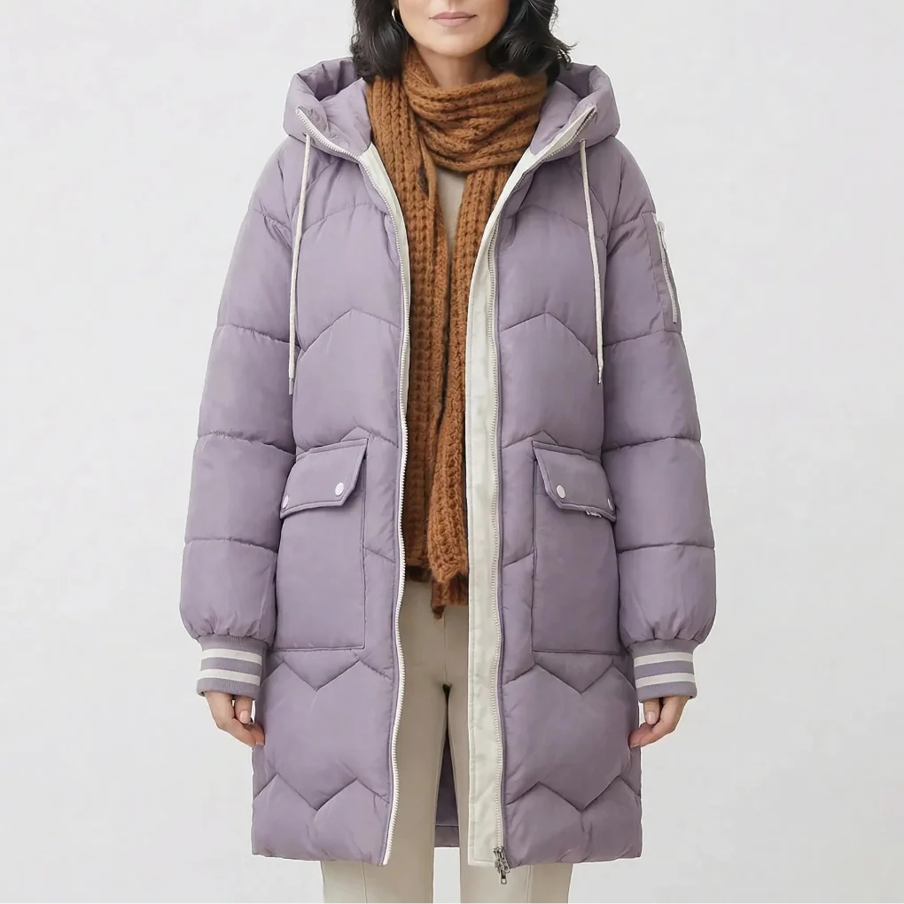 Frostova - Insulated Hooded Long Parka Coat