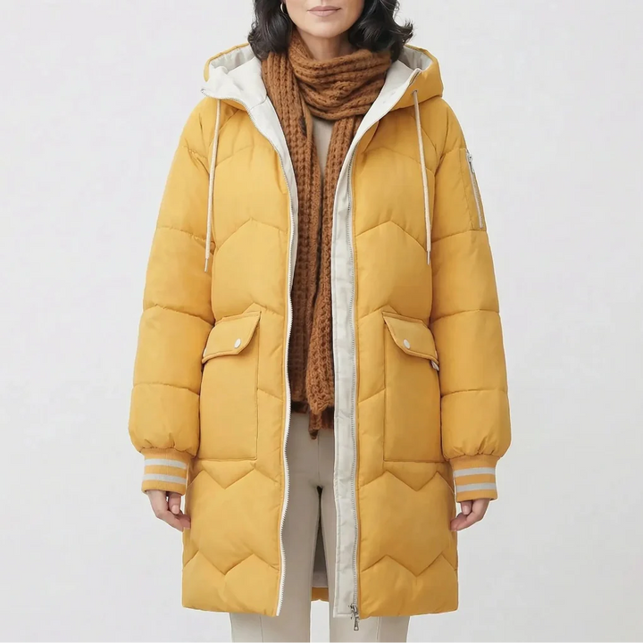 Frostova - Insulated Hooded Long Parka Coat