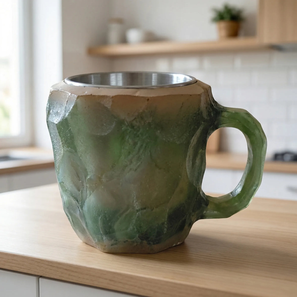 ファセット宝石スタイルコーヒーマグ