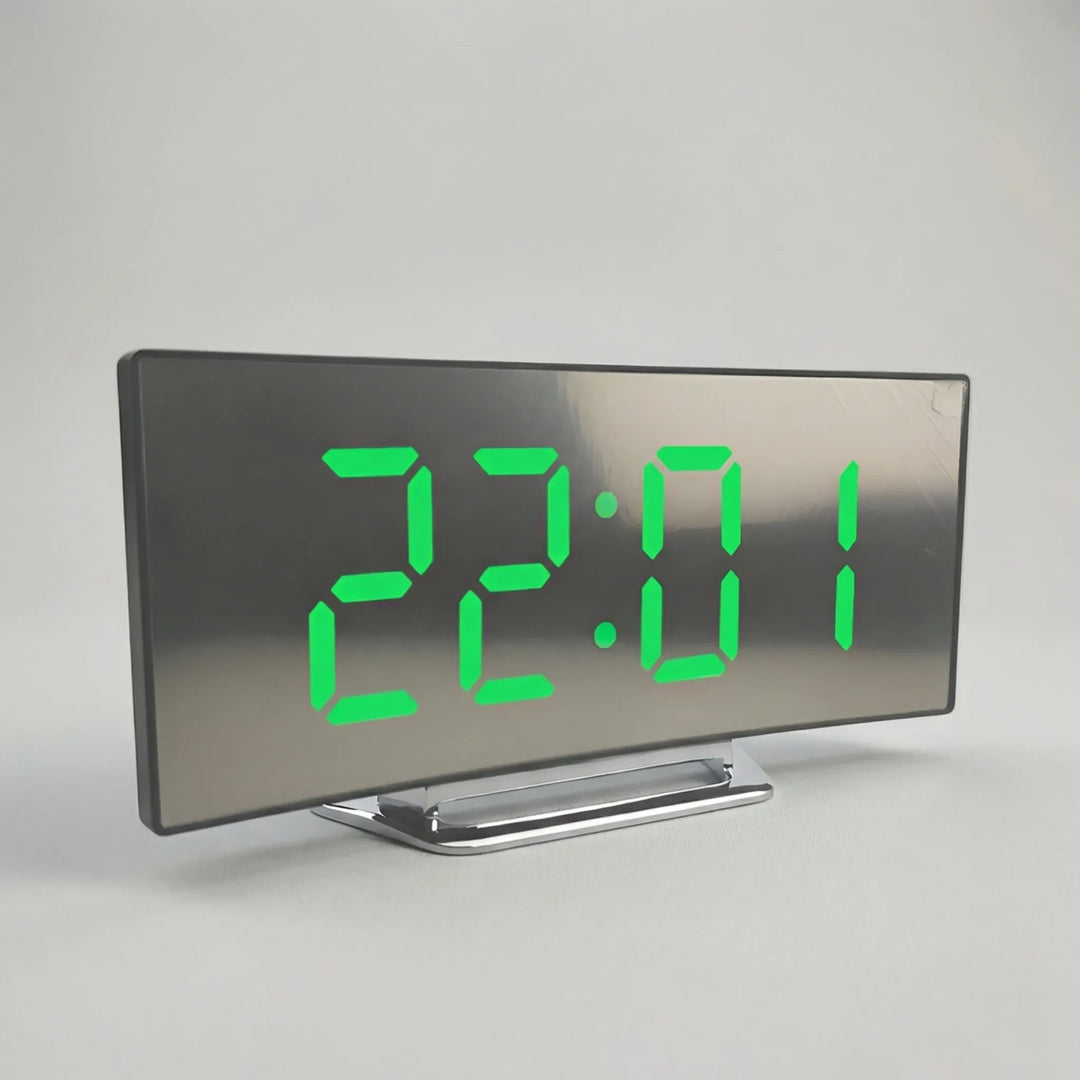 GlowArc - Curved LED Digital Alarm Clock