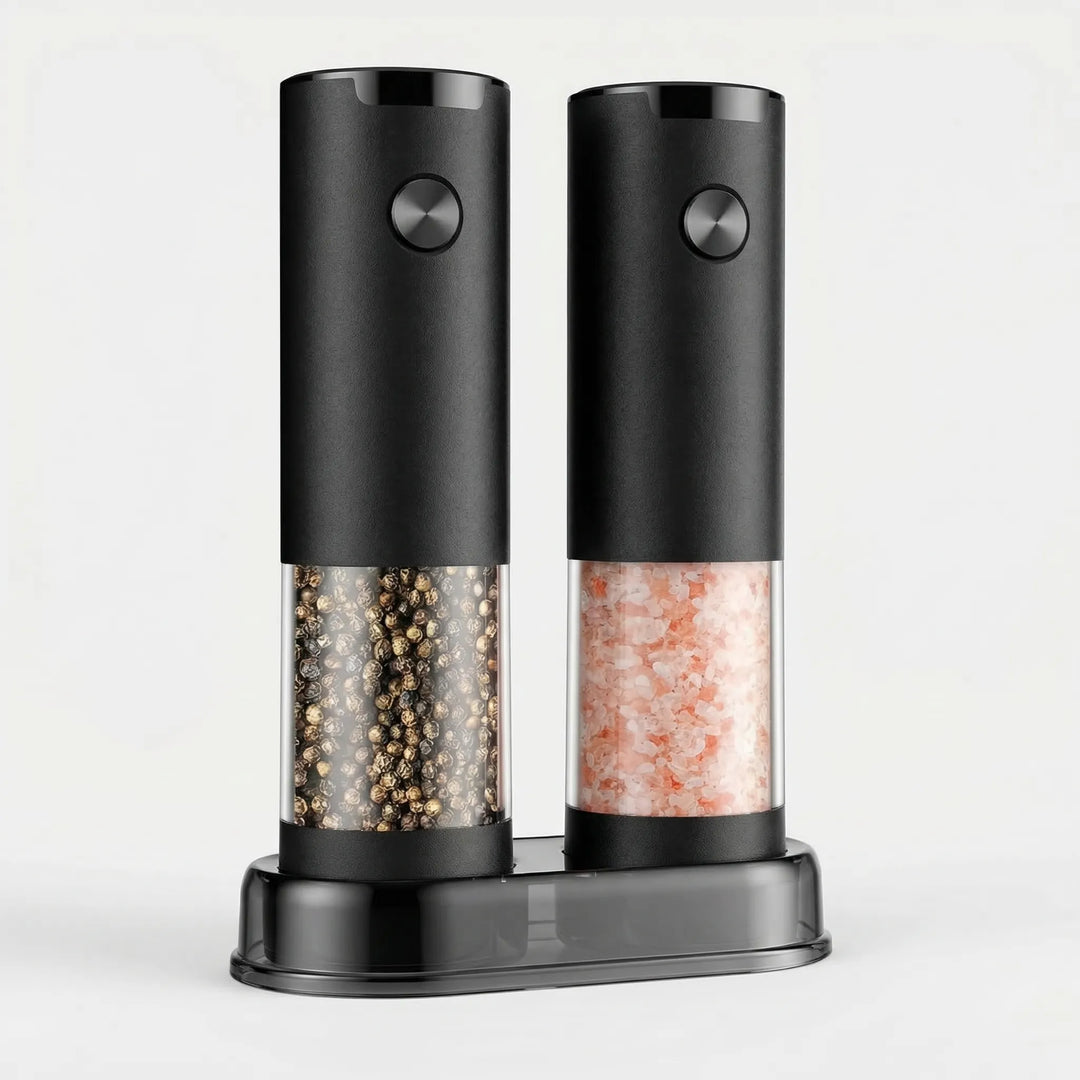 Grindovex - Battery-Powered Electric Spice Mill Set